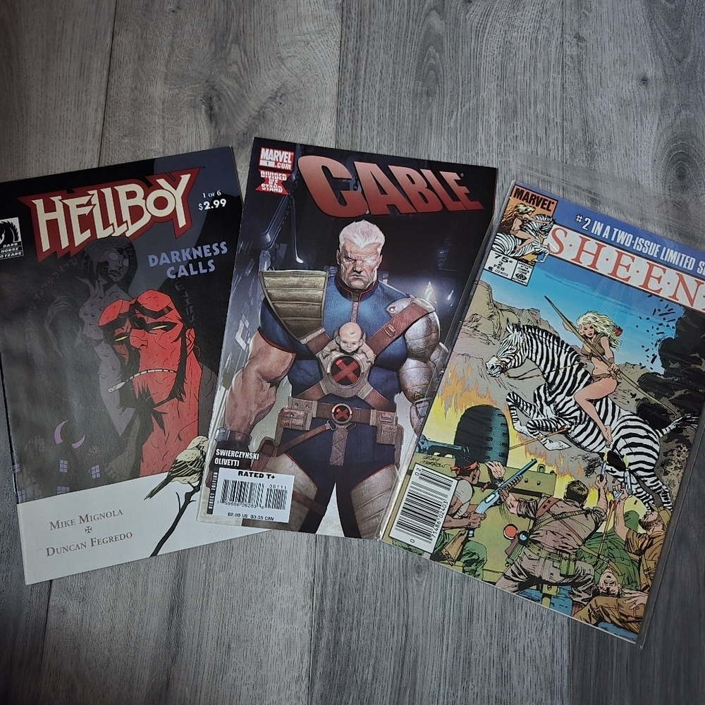 Marvel Comic Book Set Of 3